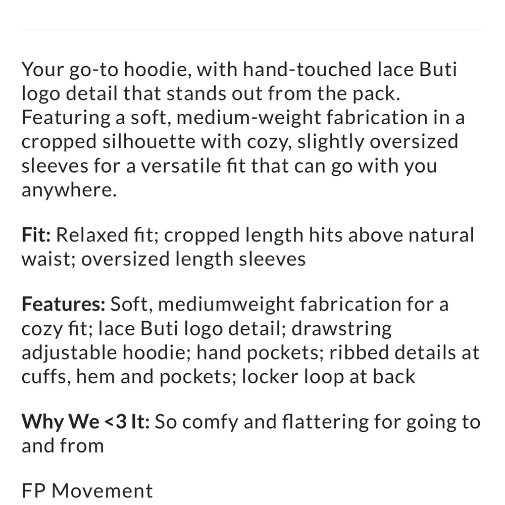 Free People Lace Logo Sideline Zip Up - Picture 5 of 5
